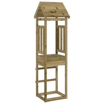 Play Tower 52.5x46.5x206.5 cm Impregnated Wood Pine