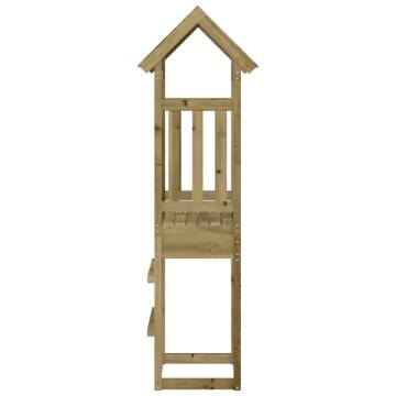 Play Tower 52.5x46.5x206.5 cm Impregnated Wood Pine