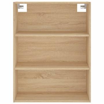 Highboard Sonoma Oak 69.5x34x180 cm Engineered Wood