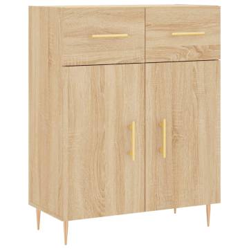 Highboard Sonoma Oak 69.5x34x180 cm Engineered Wood