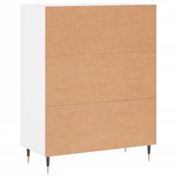 Sideboard White 69.5x34x90 cm Engineered Wood