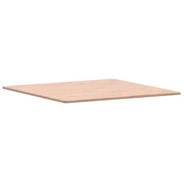 Table Top 90x90x1.5 cm Square Solid Wood Beech