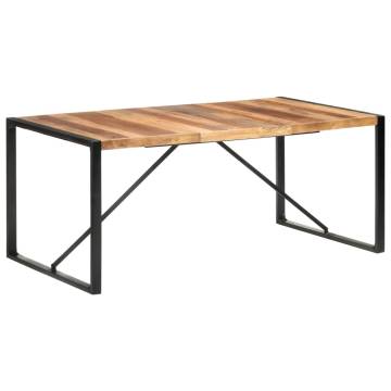 Dining Table 180x90x75 cm Solid Wood with Sheesham Finish