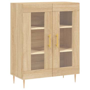 Highboard Sonoma Oak 69.5x34x180 cm Engineered Wood