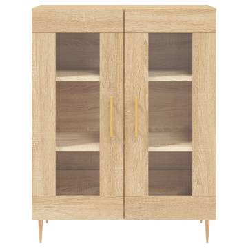 Highboard Sonoma Oak 69.5x34x180 cm Engineered Wood