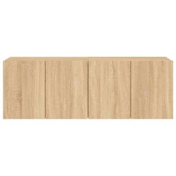 TV Cabinets Wall-mounted 2 pcs Sonoma Oak 60x30x41 cm