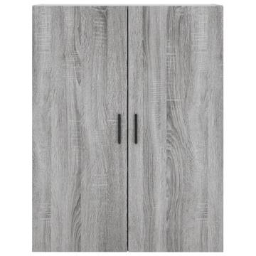 Wall Mounted Cabinets 2 pcs Grey Sonoma 69.5x34x90 cm