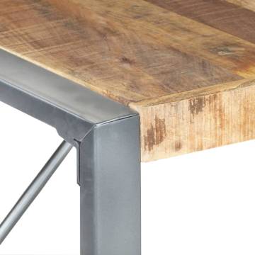 Dining Table 140x140x75 cm Rough Mango Wood