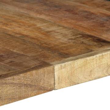 Dining Table 140x140x75 cm Rough Mango Wood