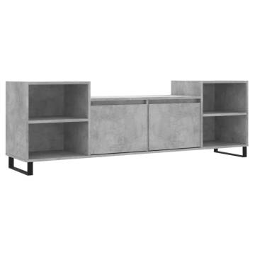 TV Cabinet Concrete Grey 160x35x55 cm Engineered Wood