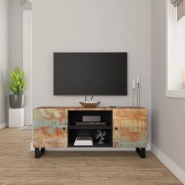 TV Cabinet 105x33x46cm Solid Wood Reclaimed