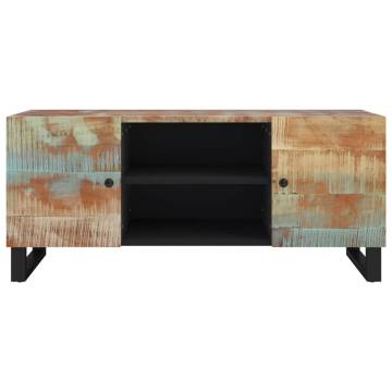 TV Cabinet 105x33x46cm Solid Wood Reclaimed