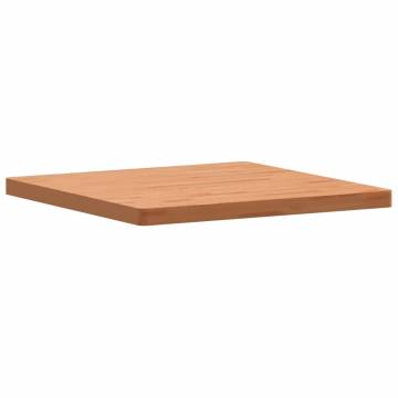 Table Top 70x70x4 cm Square Solid Wood Beech