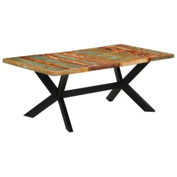 Dining Table 200x100x74 cm Solid Wood Reclaimed