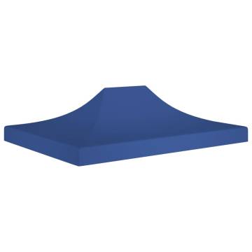 Party Tent Roof 4x3 m Blue 270 g/m²