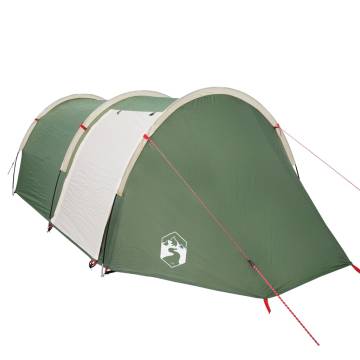 Camping Tent 4-Person Green Waterproof