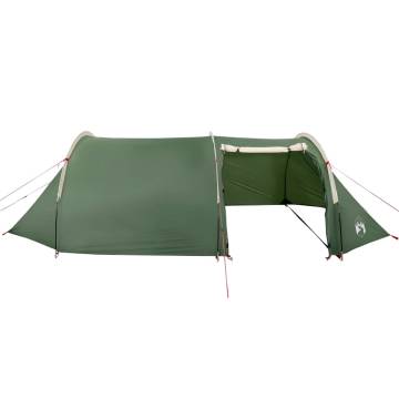 Camping Tent 4-Person Green Waterproof