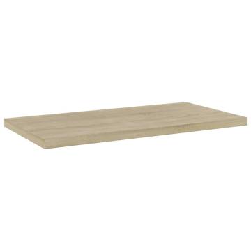 Bookshelf Boards 4 pcs Sonoma Oak 40x20x1.5 cm Engineered Wood