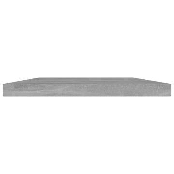 Bookshelf Boards 4 pcs Concrete Grey 40x20x1.5 cm Engineered Wood