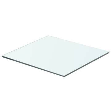 Shelves 2 pcs Panel Glass Clear 40x30 cm