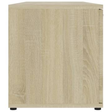 TV Cabinet Sonoma Oak 120x34x37 cm Engineered Wood