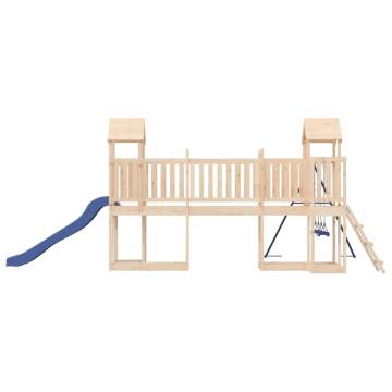 Outdoor Playset Solid Wood Pine