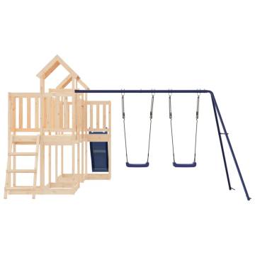 Outdoor Playset Solid Wood Pine