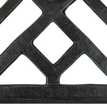 Umbrella Base Green 44x44x31 cm Cast Iron