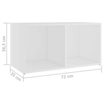 TV Cabinets 4 pcs White 72x35x36.5 cm Engineered Wood