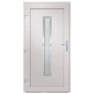 Front Door Anthracite 98x208 cm PVC