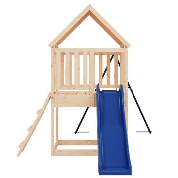 Outdoor Playset Solid Wood Pine