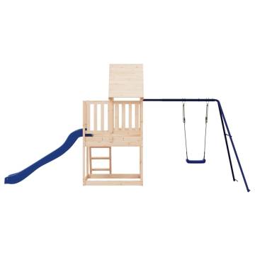 Outdoor Playset Solid Wood Pine