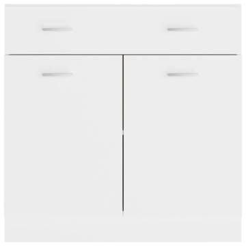 Drawer Bottom Cabinet White 80x46x81.5 cm Engineered Wood