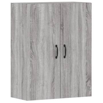 Wall Mounted Cabinets 2 pcs Grey Sonoma Engineered Wood