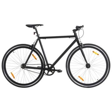 Fixed Gear Bike Black 700c 59 cm