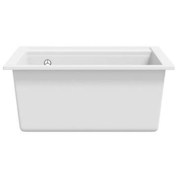 Granite Kitchen Sink Single Basin White