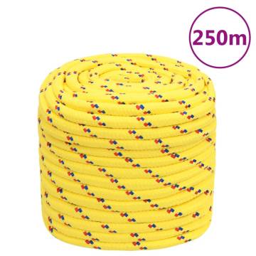 Boat Rope Yellow 16 mm 250 m Polypropylene