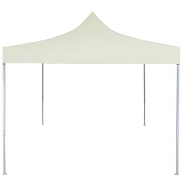 Professional Folding Party Tent 2x2 m Steel Cream