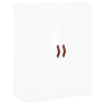 Highboard White 69.5x34x180 cm Engineered Wood