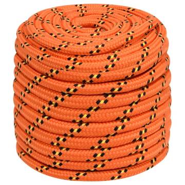 Boat Rope Orange 16 mm 100 m Polypropylene