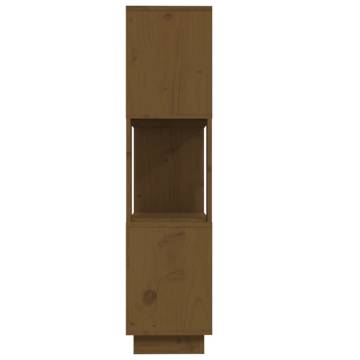 Book Cabinet/Room Divider Honey Brown 80x25x101 cm Solid Wood