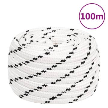 Work Rope White 16 mm 100 m Polyester