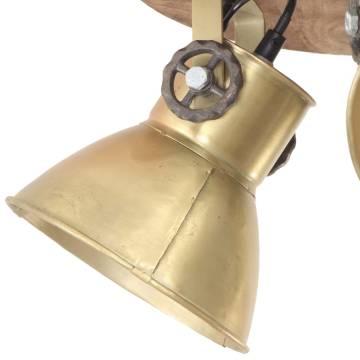 Industrial Ceiling Lamp 25 W Brass 42x27cm E27