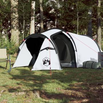 Camping Tent 2-Person White Blackout Fabric Waterproof