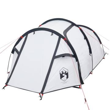 Camping Tent 2-Person White Blackout Fabric Waterproof