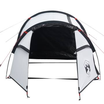 Camping Tent 2-Person White Blackout Fabric Waterproof