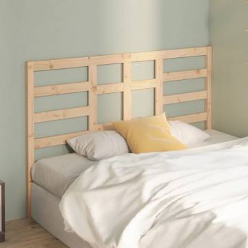 Bed Headboard 166x4x104 cm Solid Wood Pine