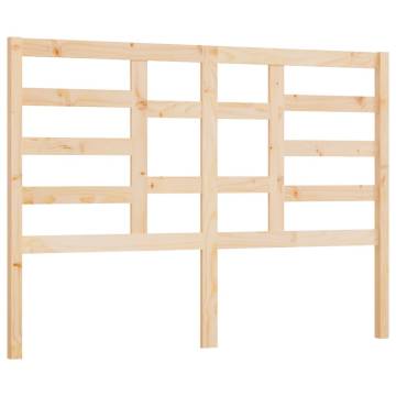 Bed Headboard 166x4x104 cm Solid Wood Pine