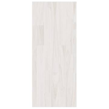 Book Cabinet Room Divider White 100x30x71.5 cm Pinewood