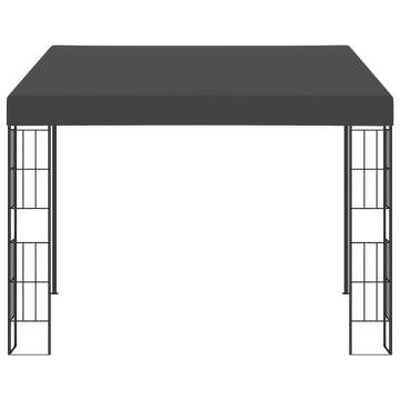 Wall-mounted Gazebo 3x3 m Anthracite Fabric